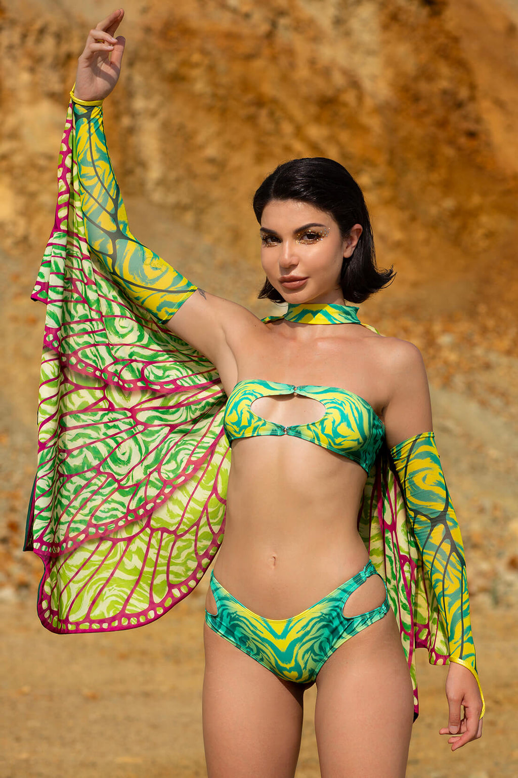 Fragile Beauty Keyhole Tube Top