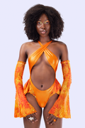 Citrine Criss-Cross Bodysuit