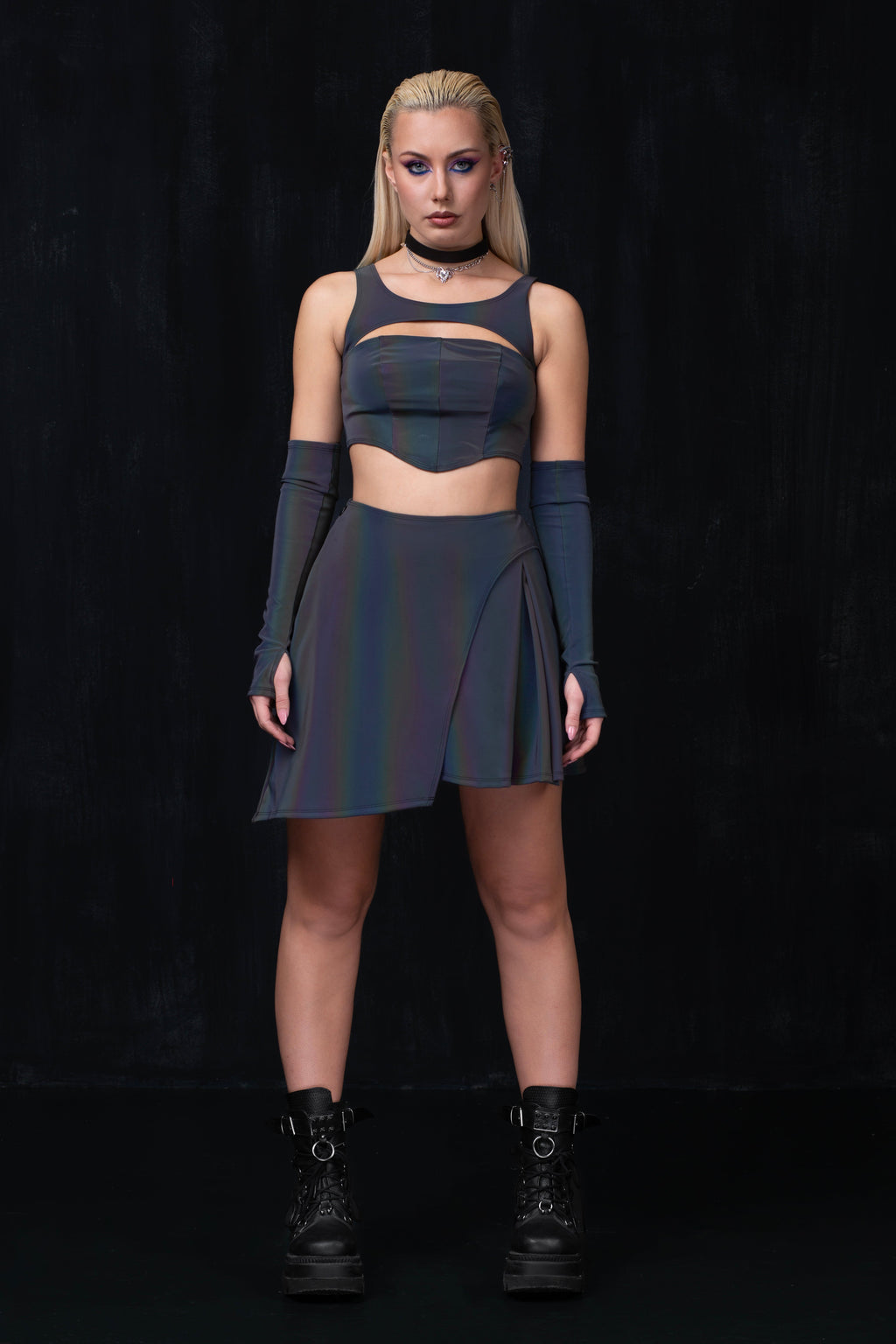 True Colors Reflective Skirt Set - BADINKA