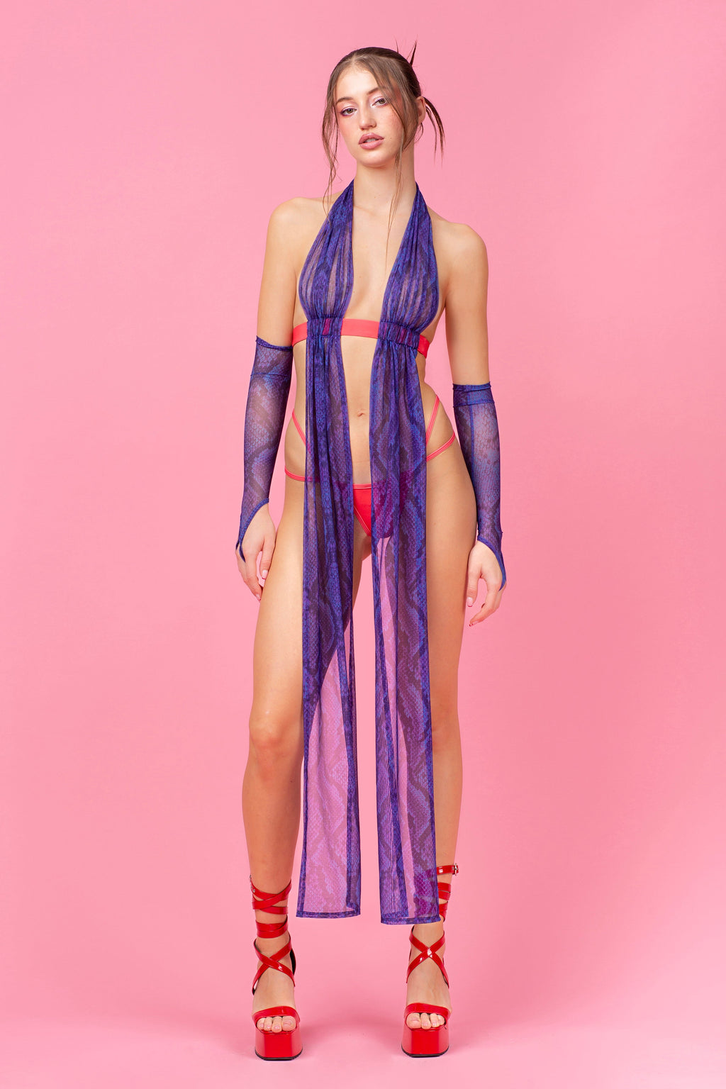 Killing Eve Halterneck Draped Set