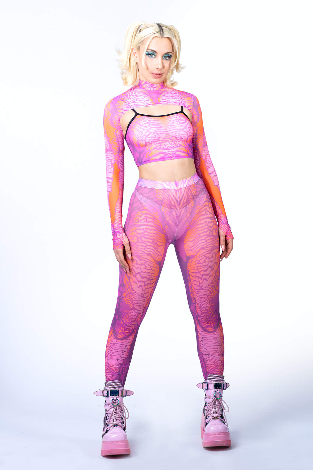 In The Flesh Mesh Leggings