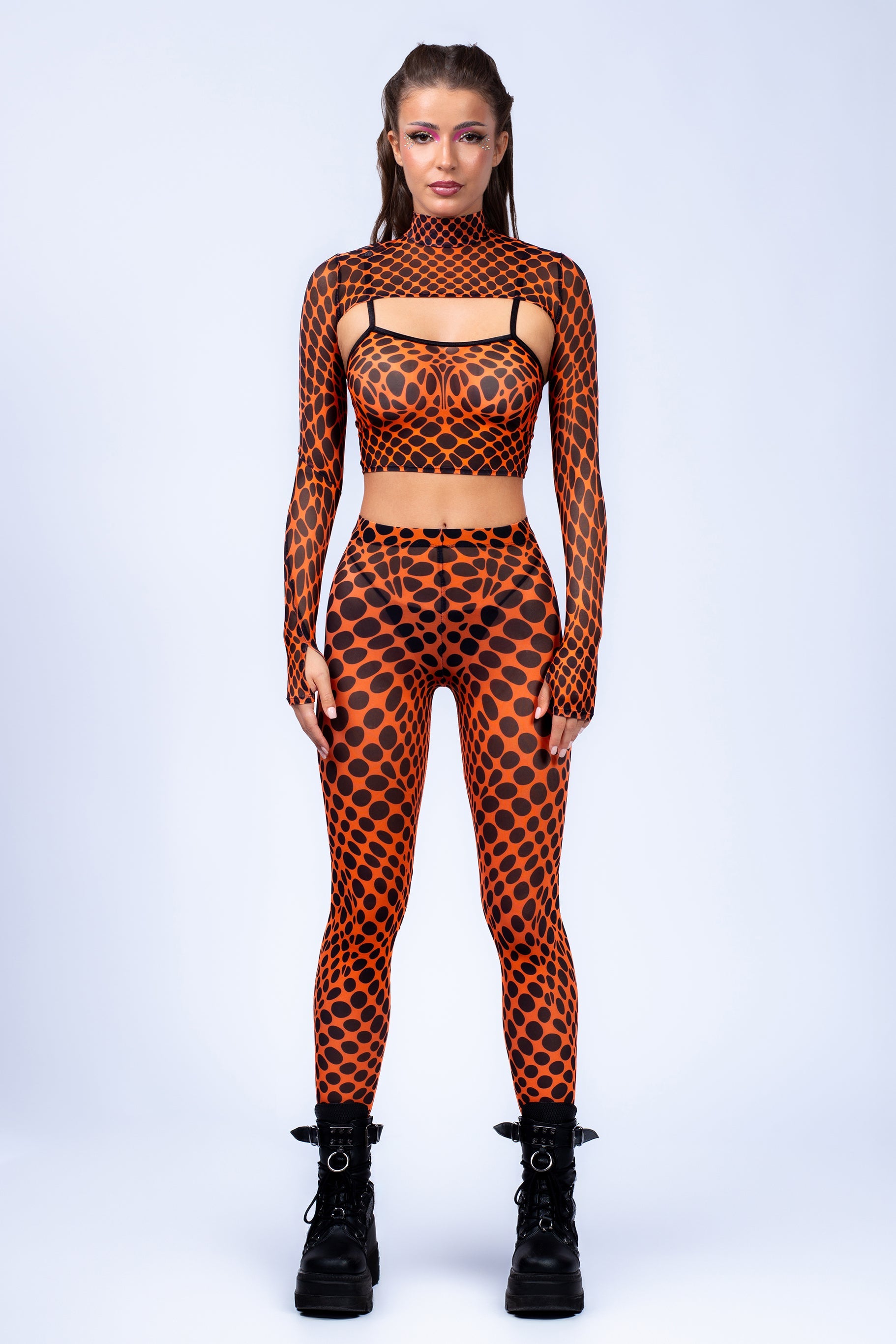 To The Point Mesh Leggings