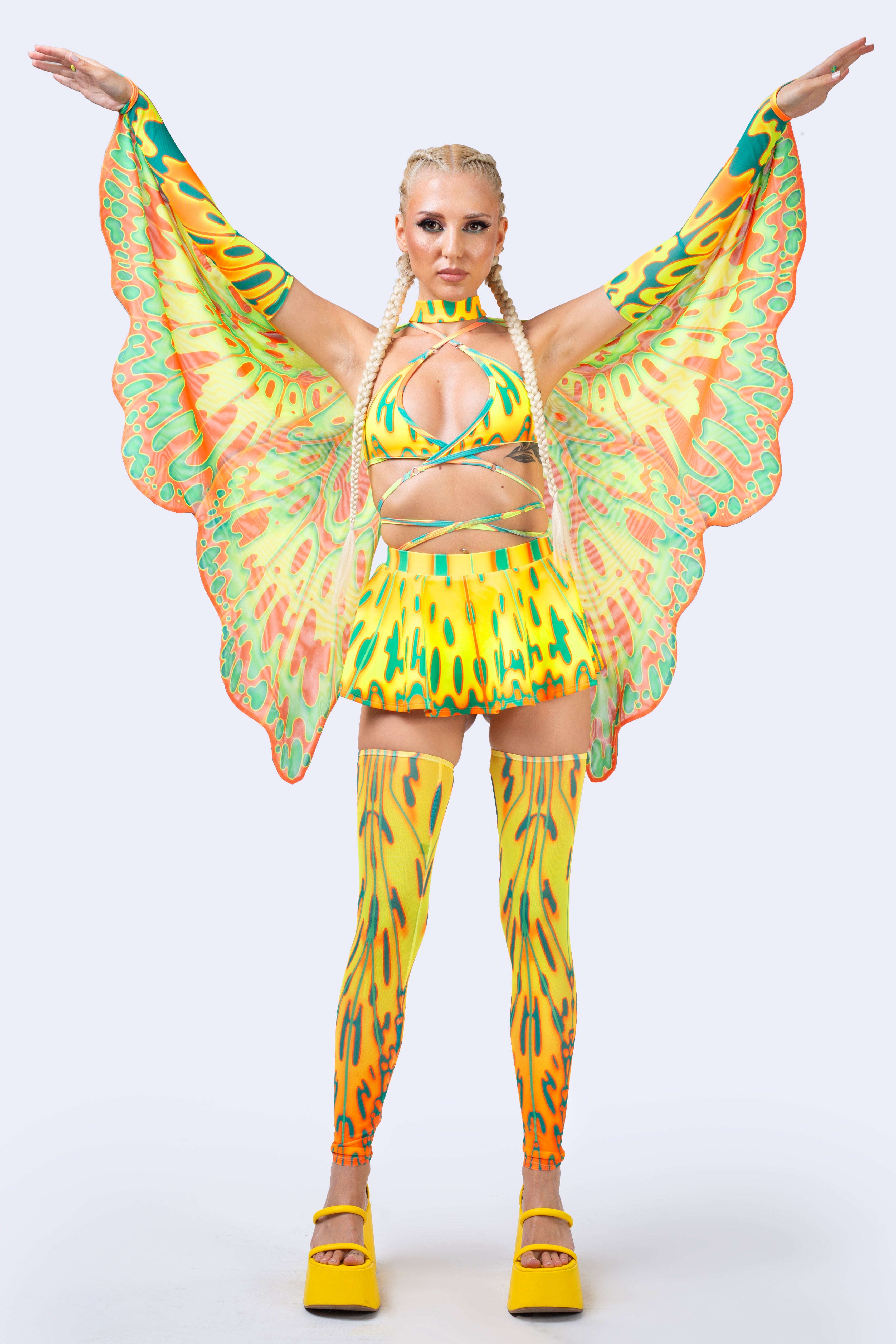 Mango On Top Wrapped Triangle Top