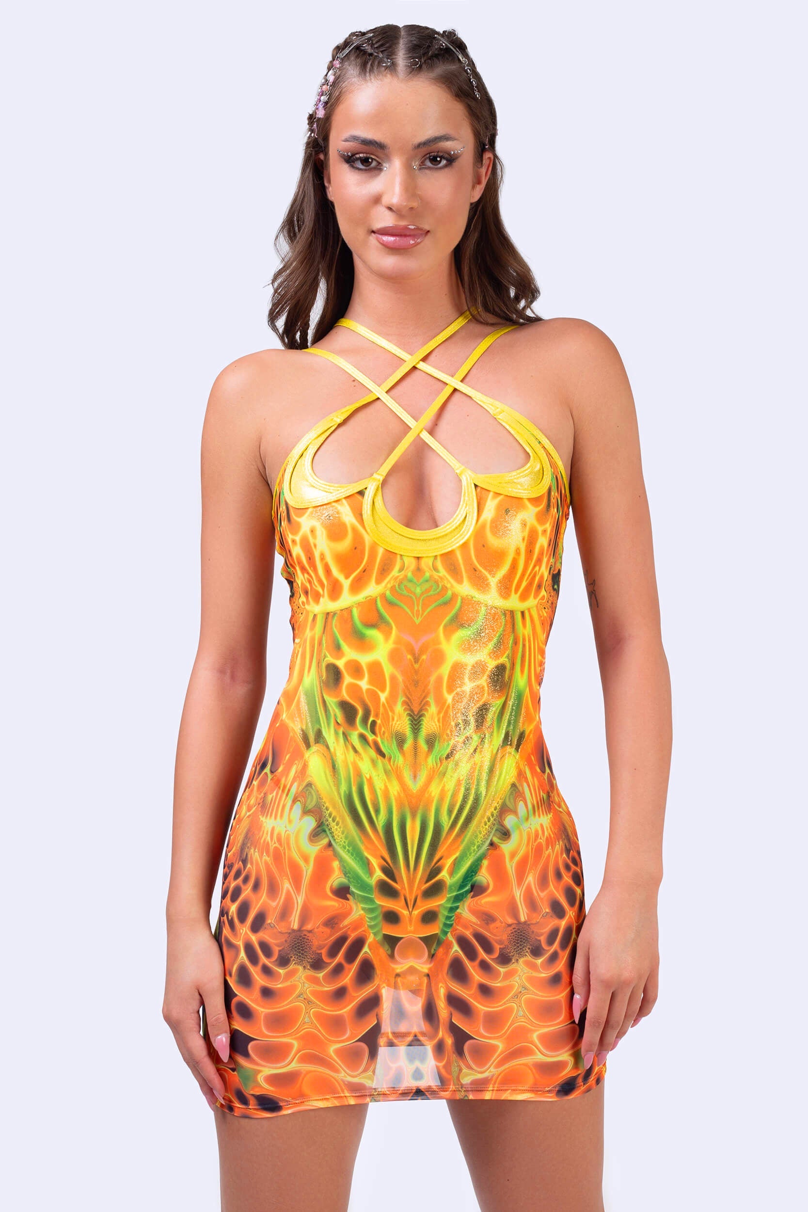 Ember Storm Criss Cross Dress