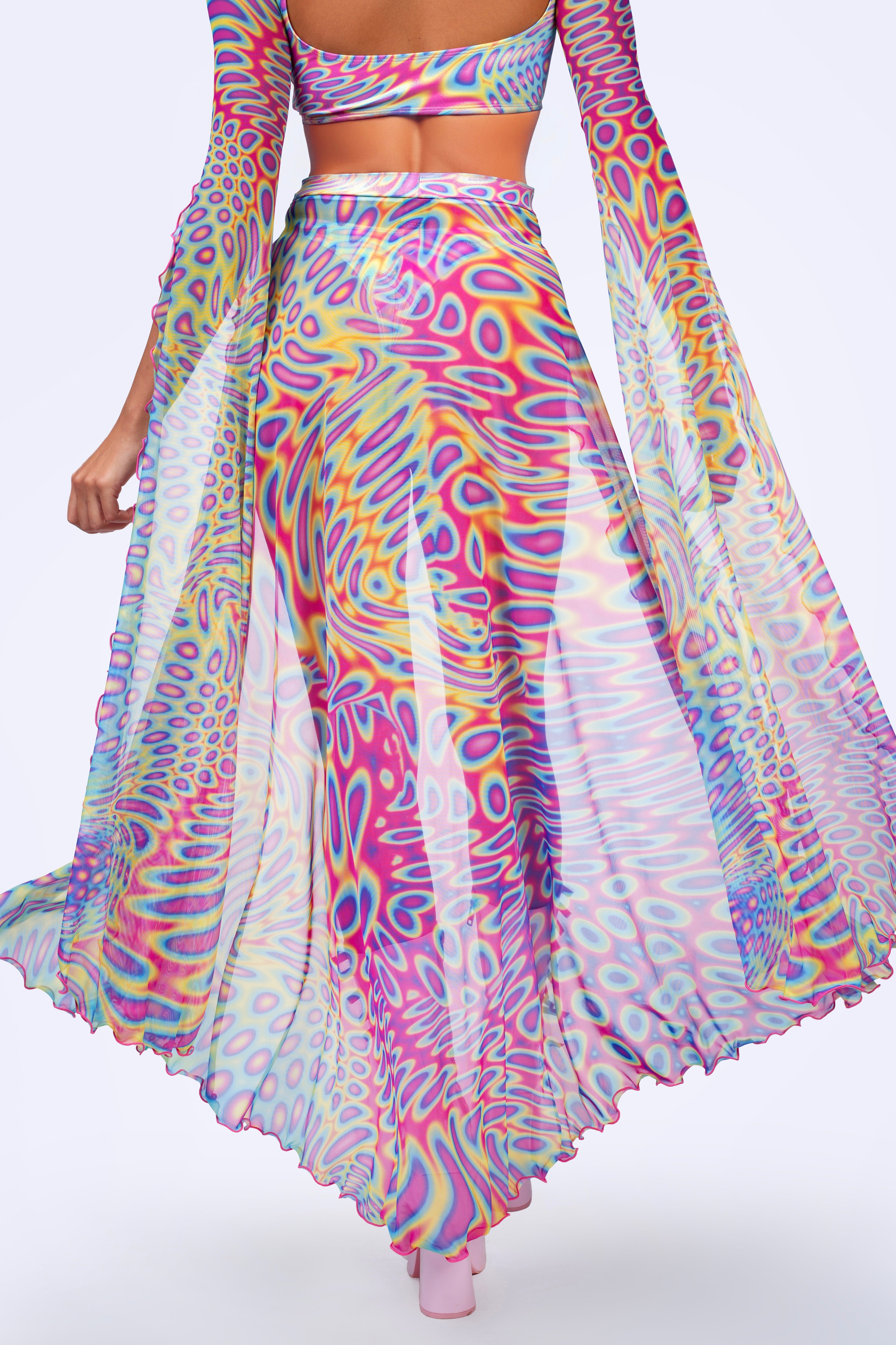 Soft Focus Maxi Sleeve Set