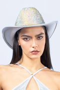 Howdy White Bedazzeled Cowboy Hat