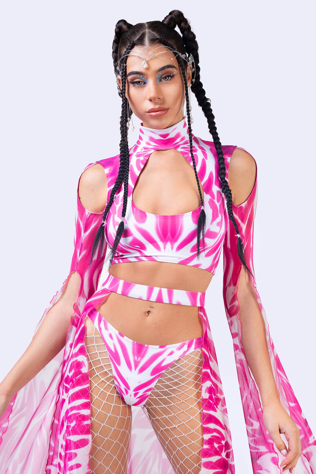 Bubblegum Heat Maxi Sleeve Top