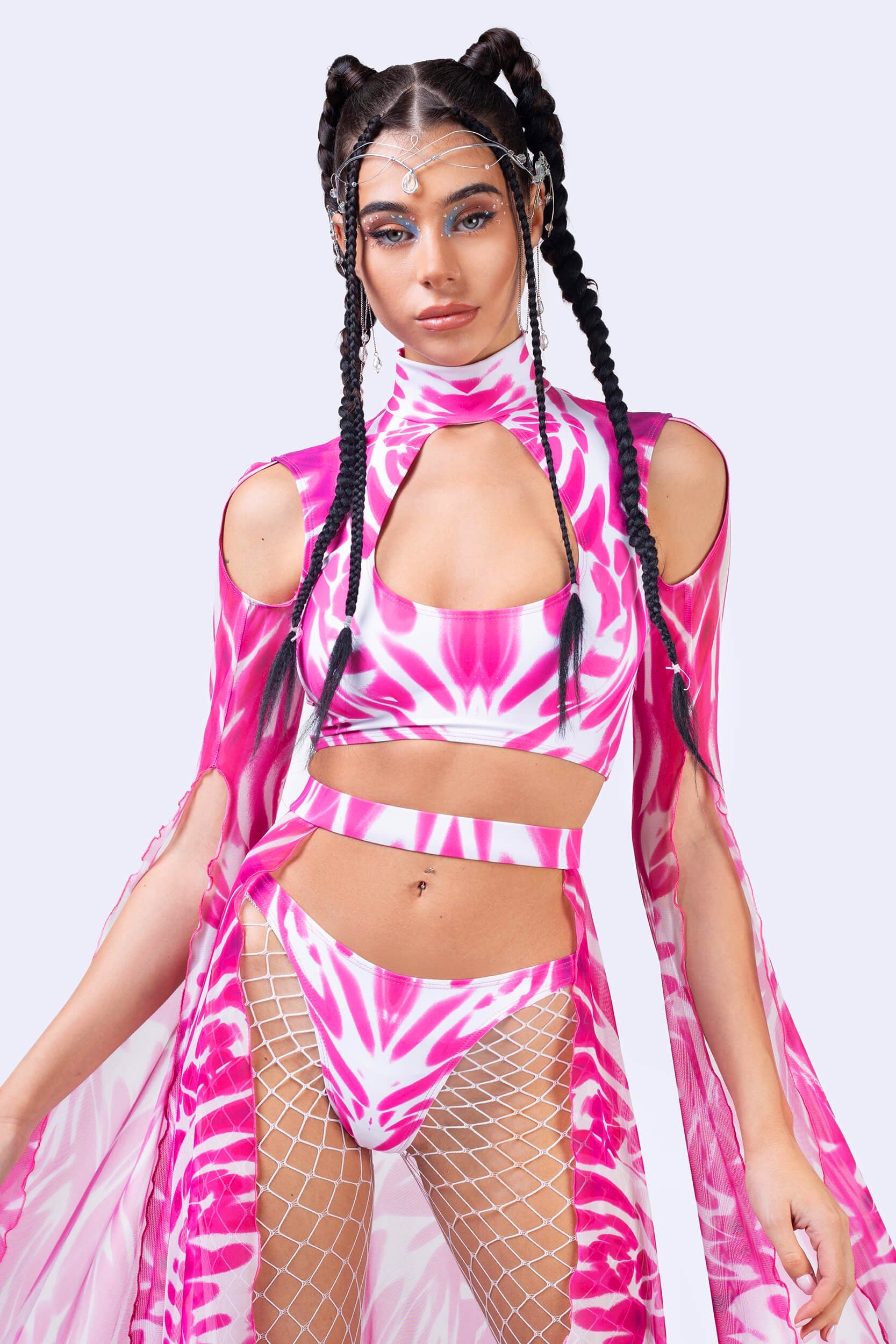 Bubblegum Heat Maxi Sleeve Top