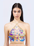 Aurora Links Sequin Top