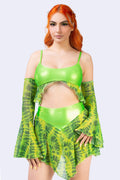 Pixie Ruffle Crop Top
