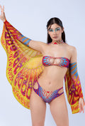Take Flight Keyhole Tube Top
