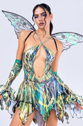Wing It Supercut Dress