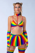 Prism Feel Strappy Triangle Top