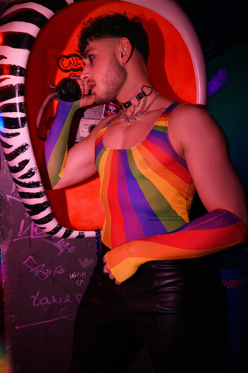 Prism Feel Male Mesh Tank Top