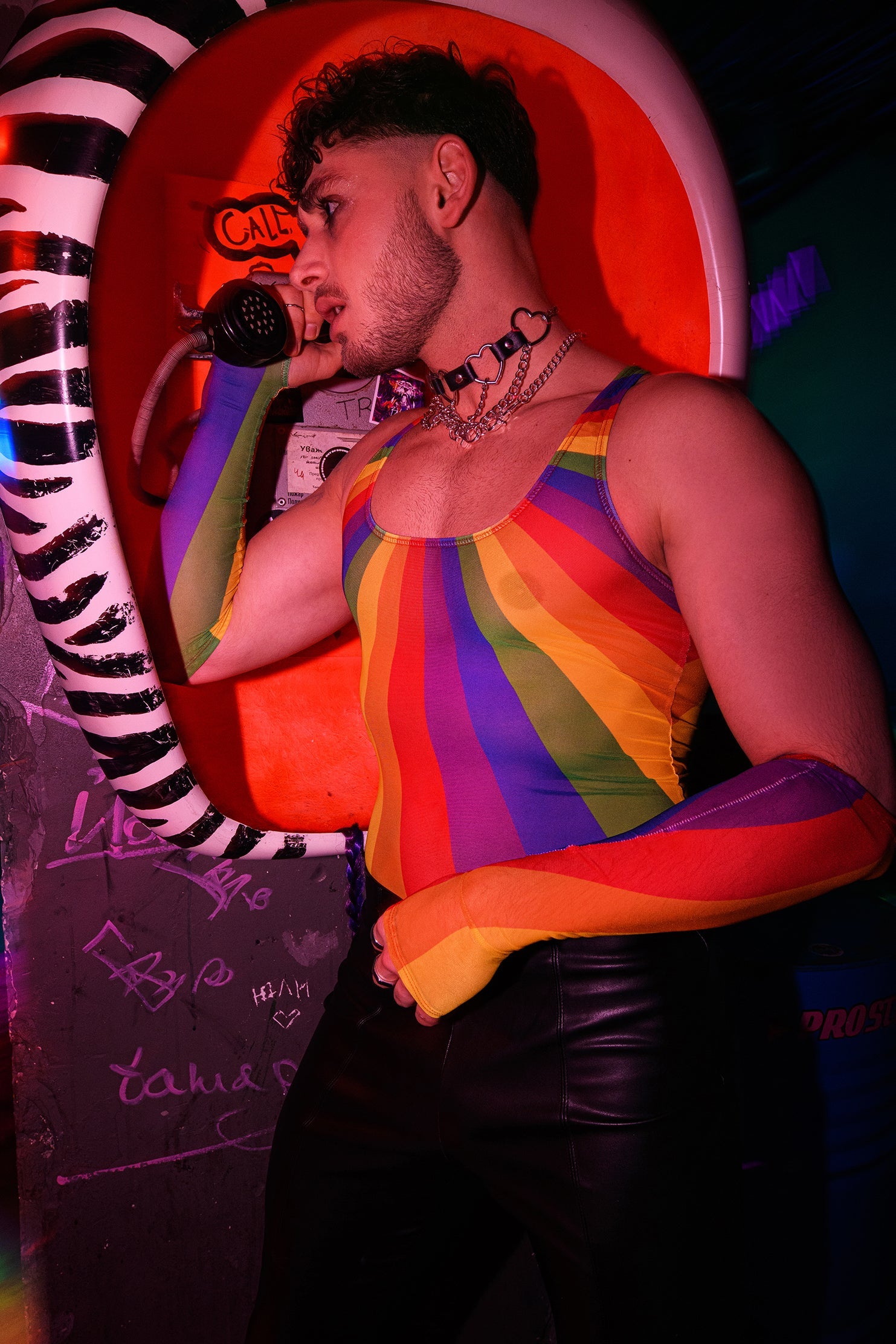 Prism Feel Male Mesh Tank Top