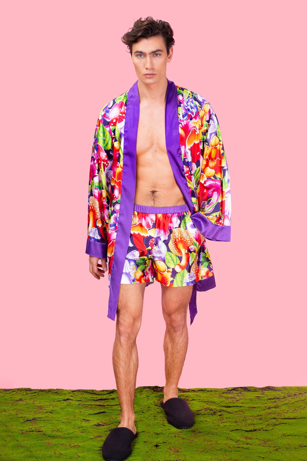 B Tasty Slippy PJ Shorts Set Male