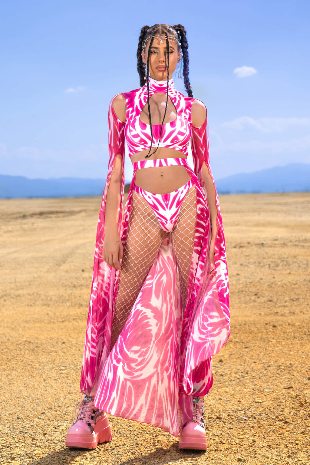 Bubblegum Heat Maxi Sleeve Set