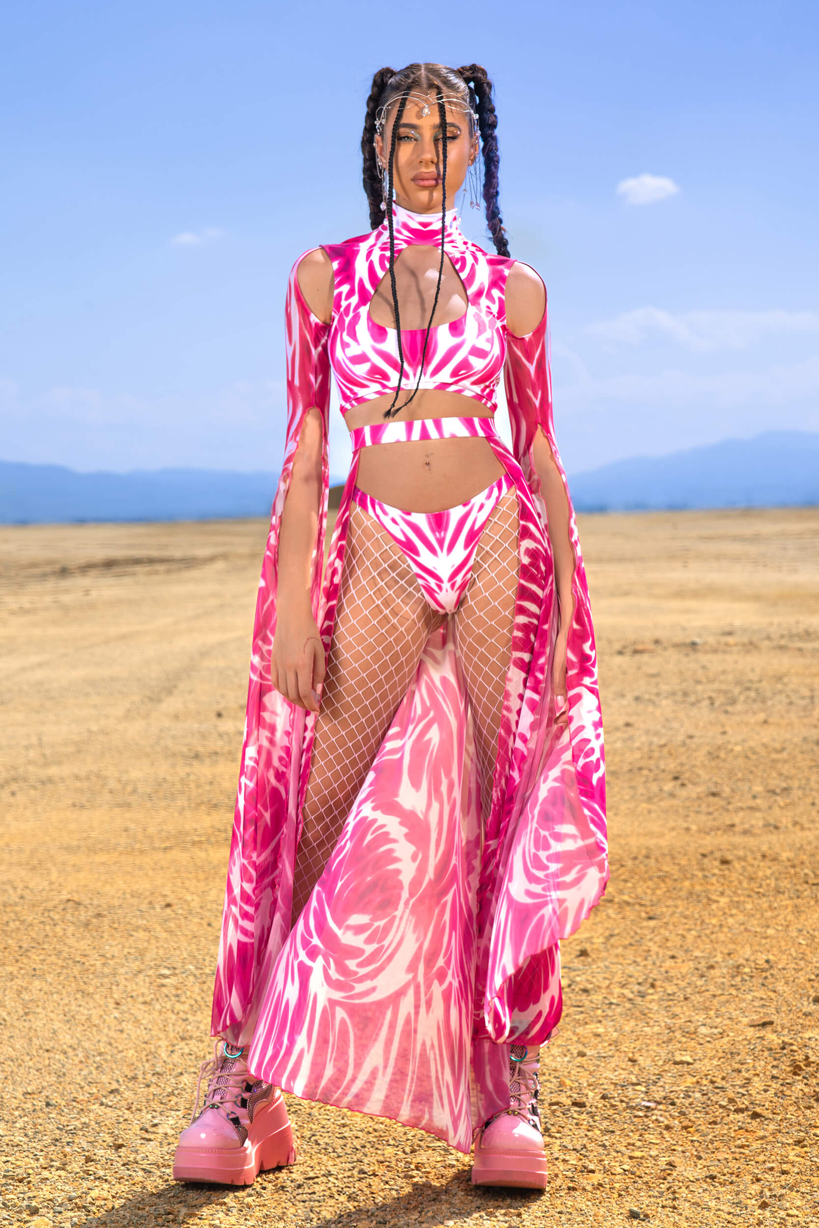 Bubblegum Heat Maxi Sleeve Set