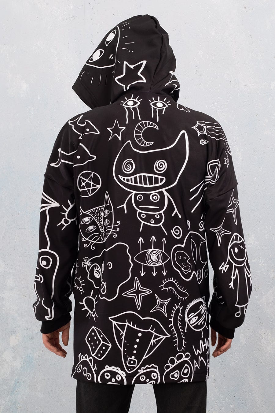 Ugley Dark Male Zippy Hoodie