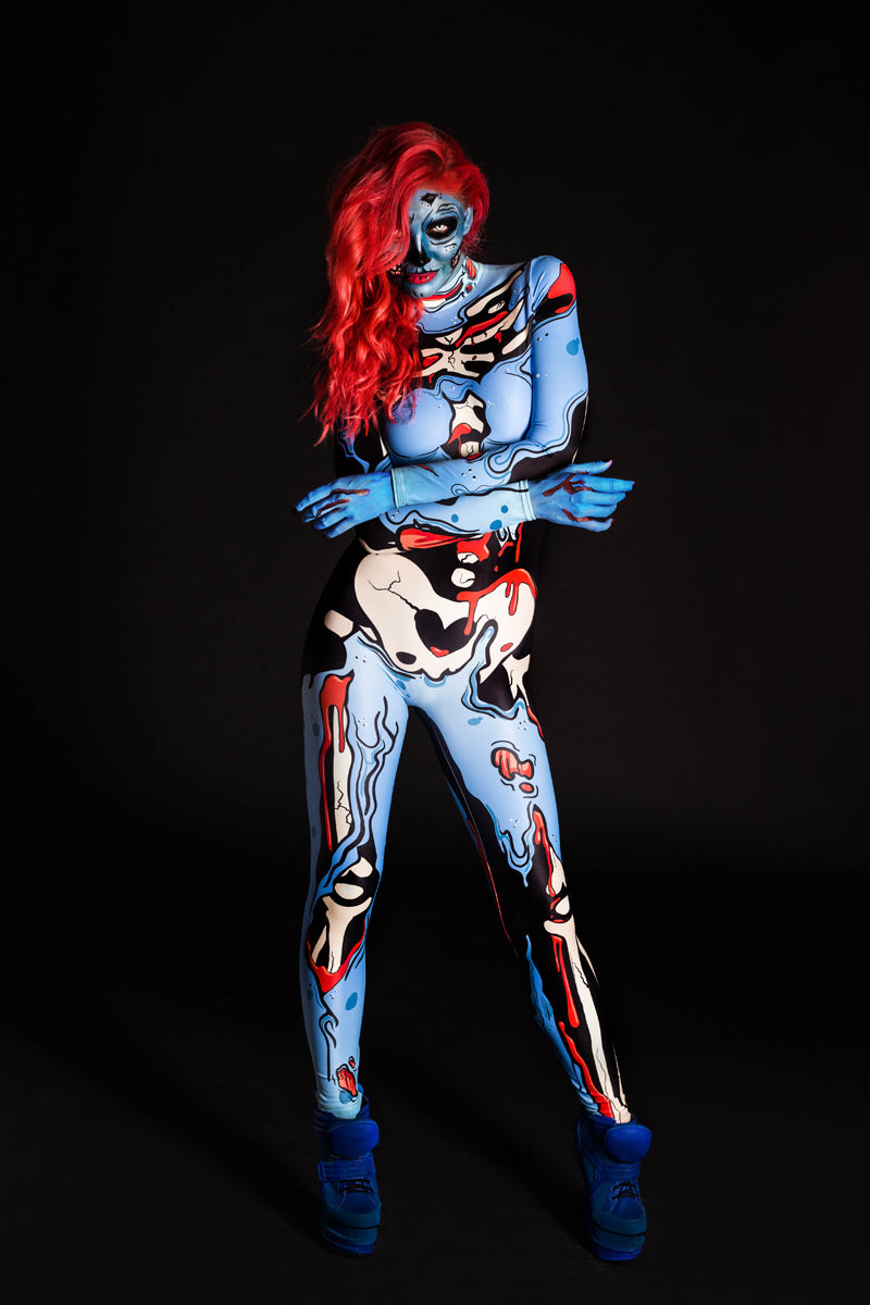 Blue Pop Art Costume