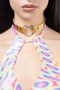 Heartbreaker Gold Holo Choker