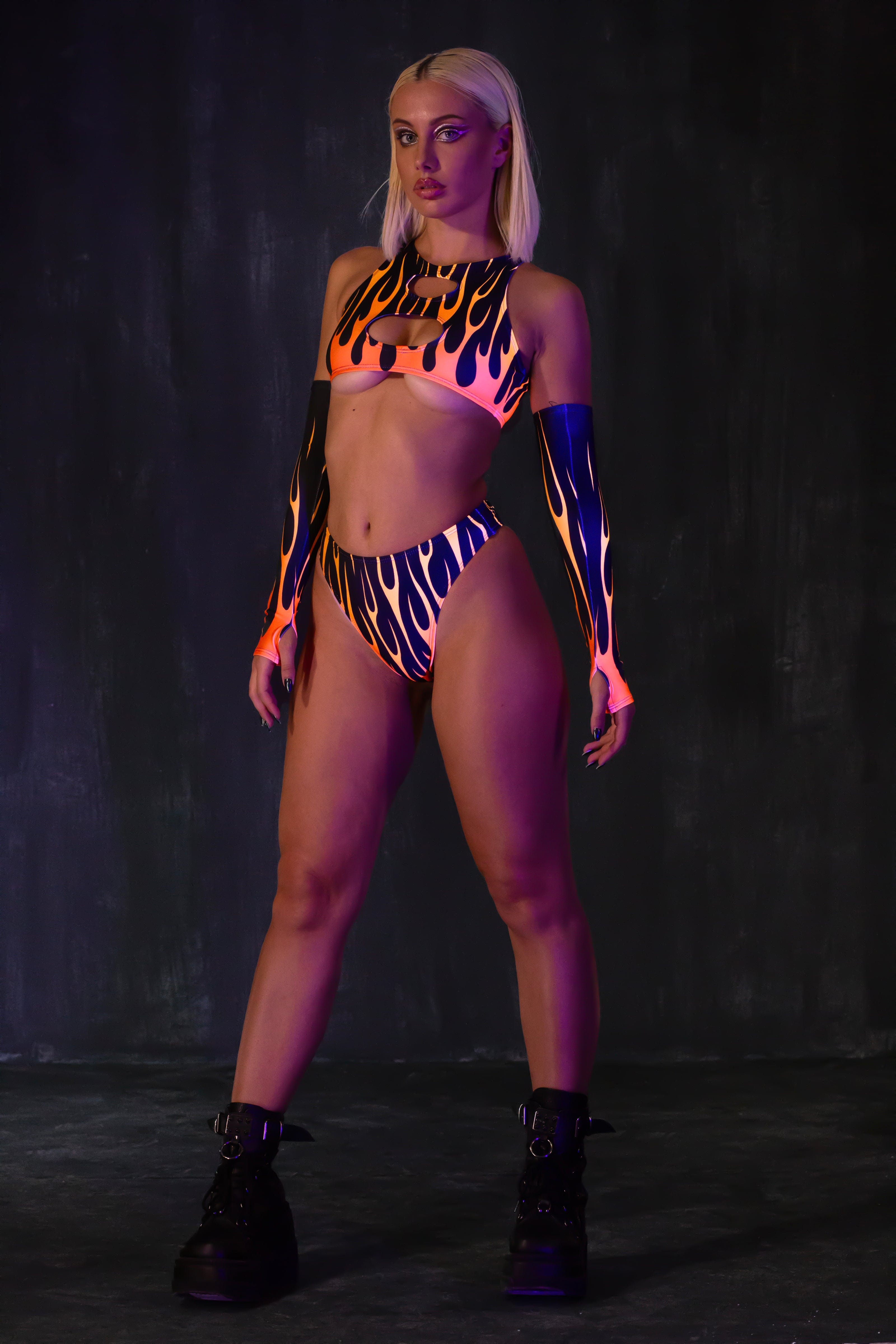 Firestarter Red Bikini Bottoms