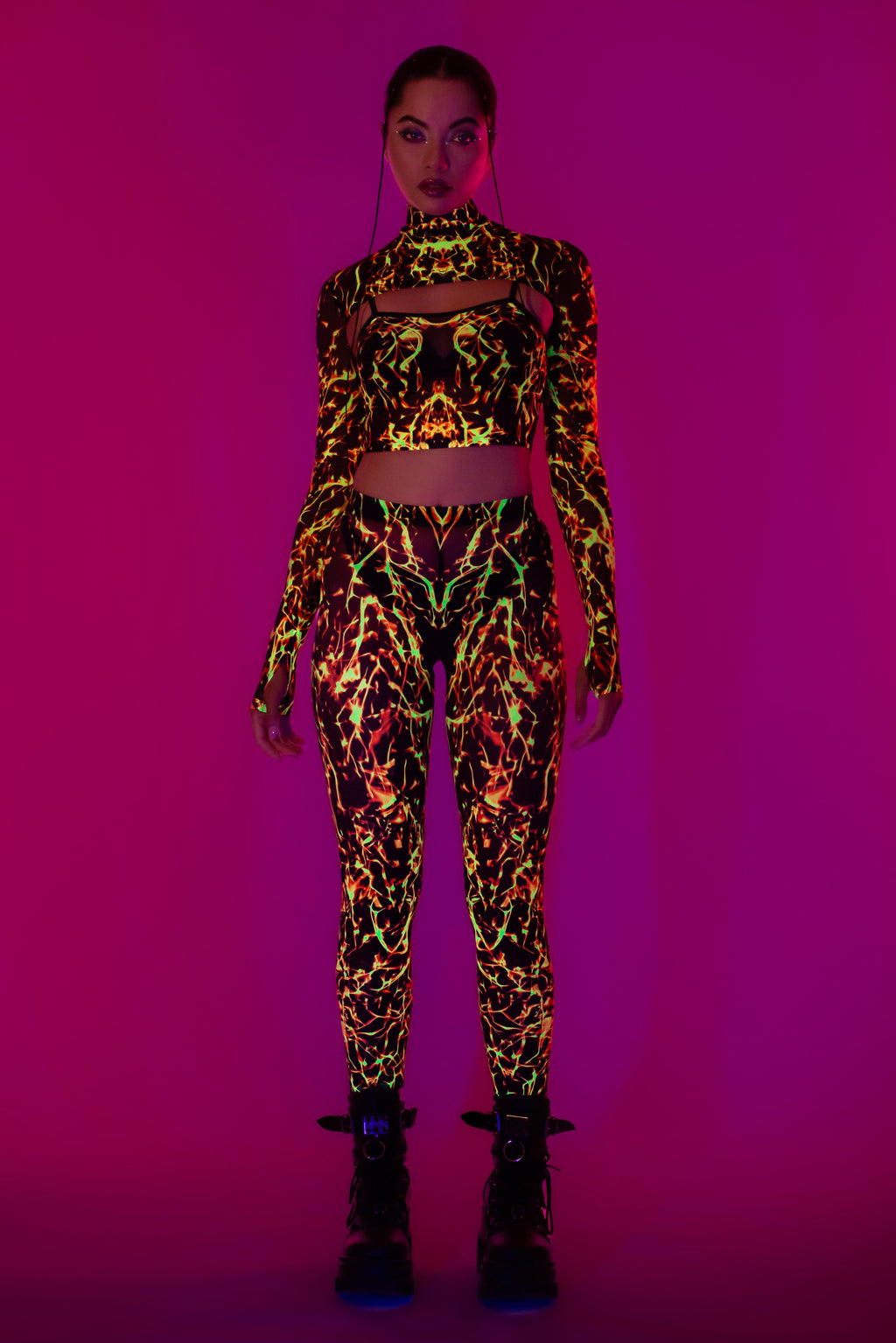 Slow Burner Mesh 2 Piece Shrug