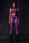 Cosmic Cocoon Mesh Chaps Set