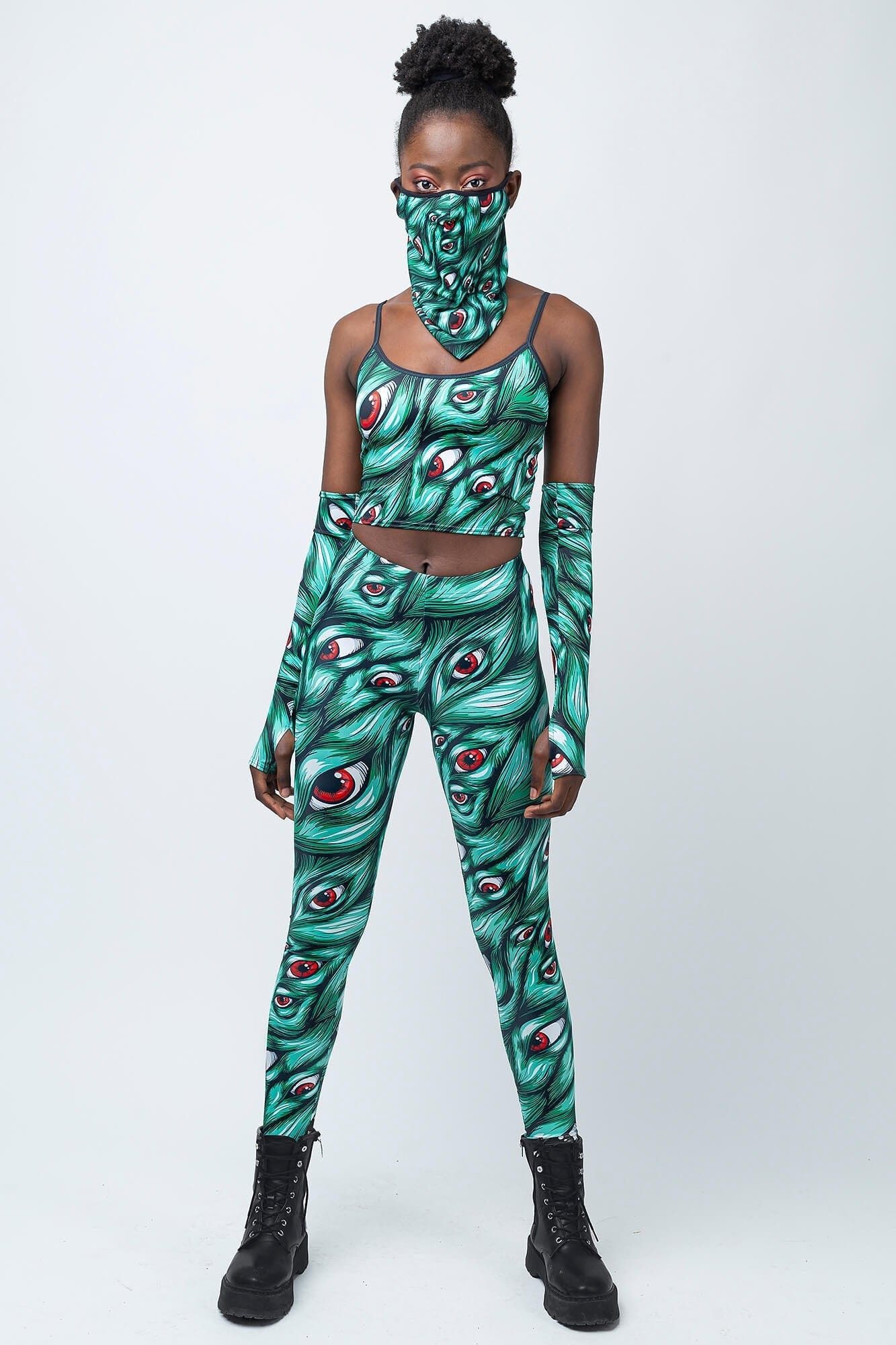 I See You Green Leggings