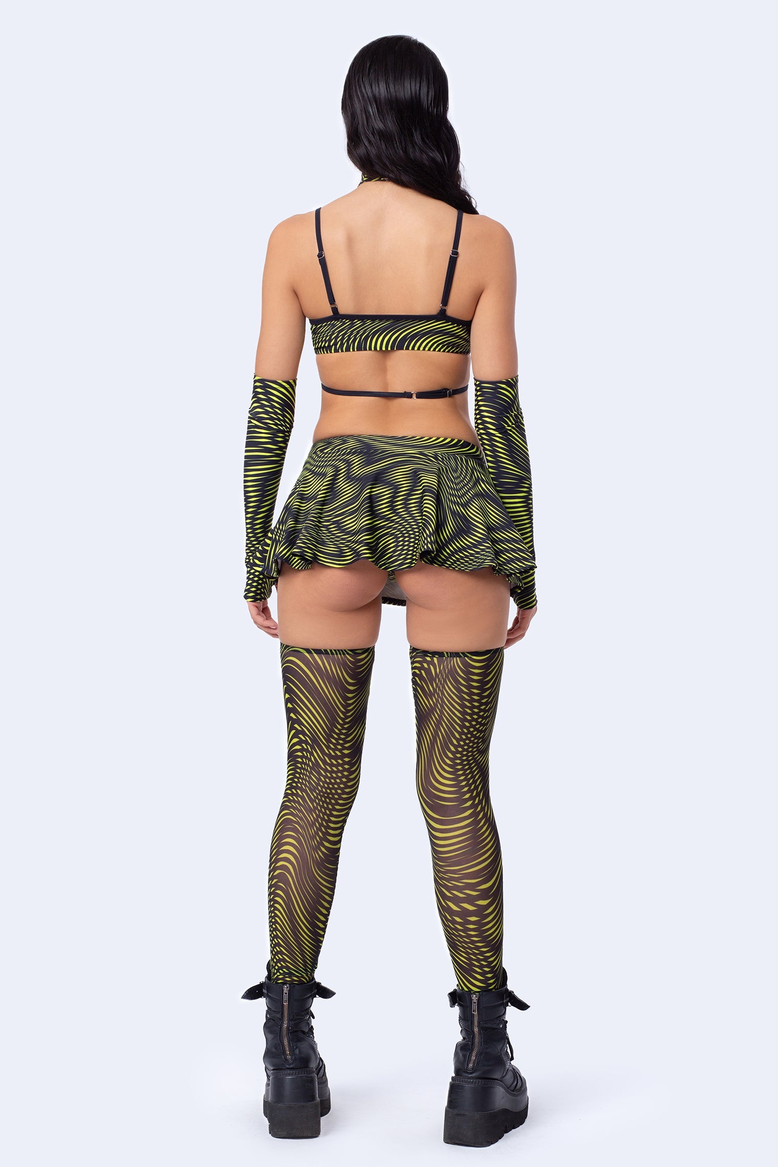 The Other Side Strappy Triangle Top