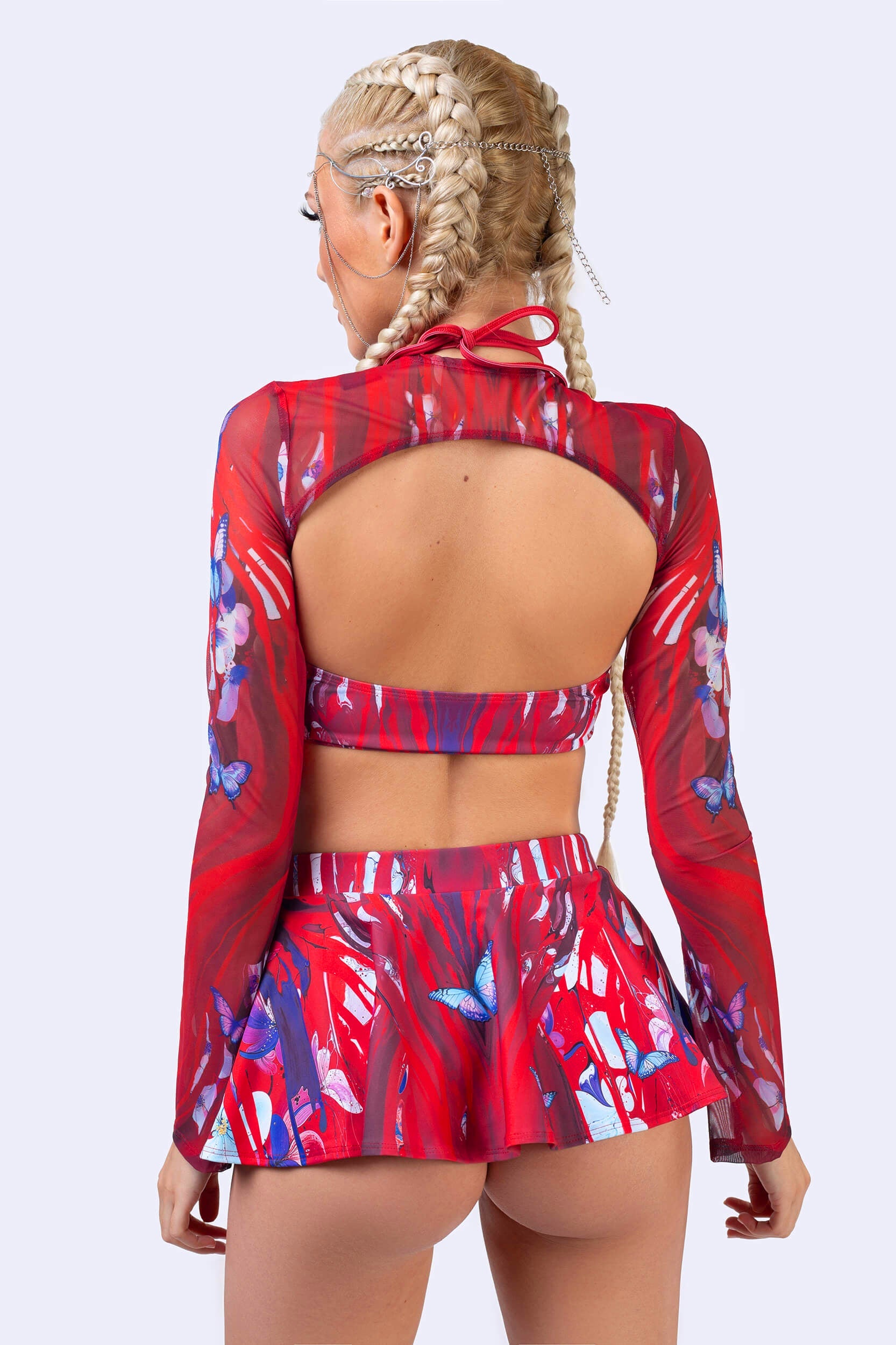 Cut the Cameras Micro Skirt Set