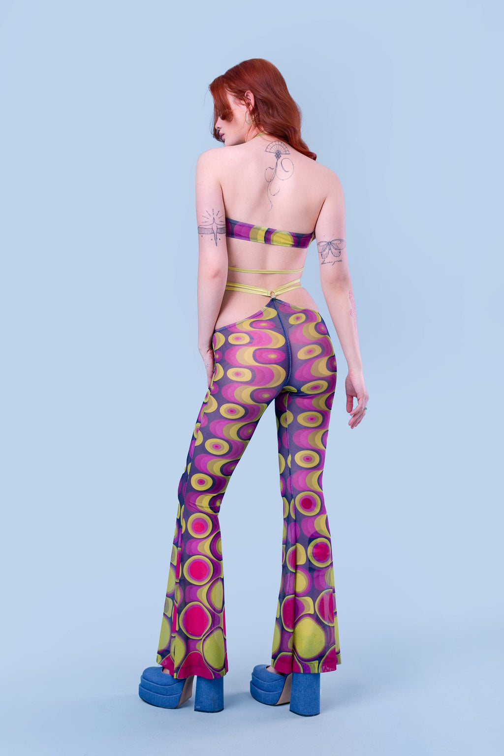 Junebug Halter Mesh Top