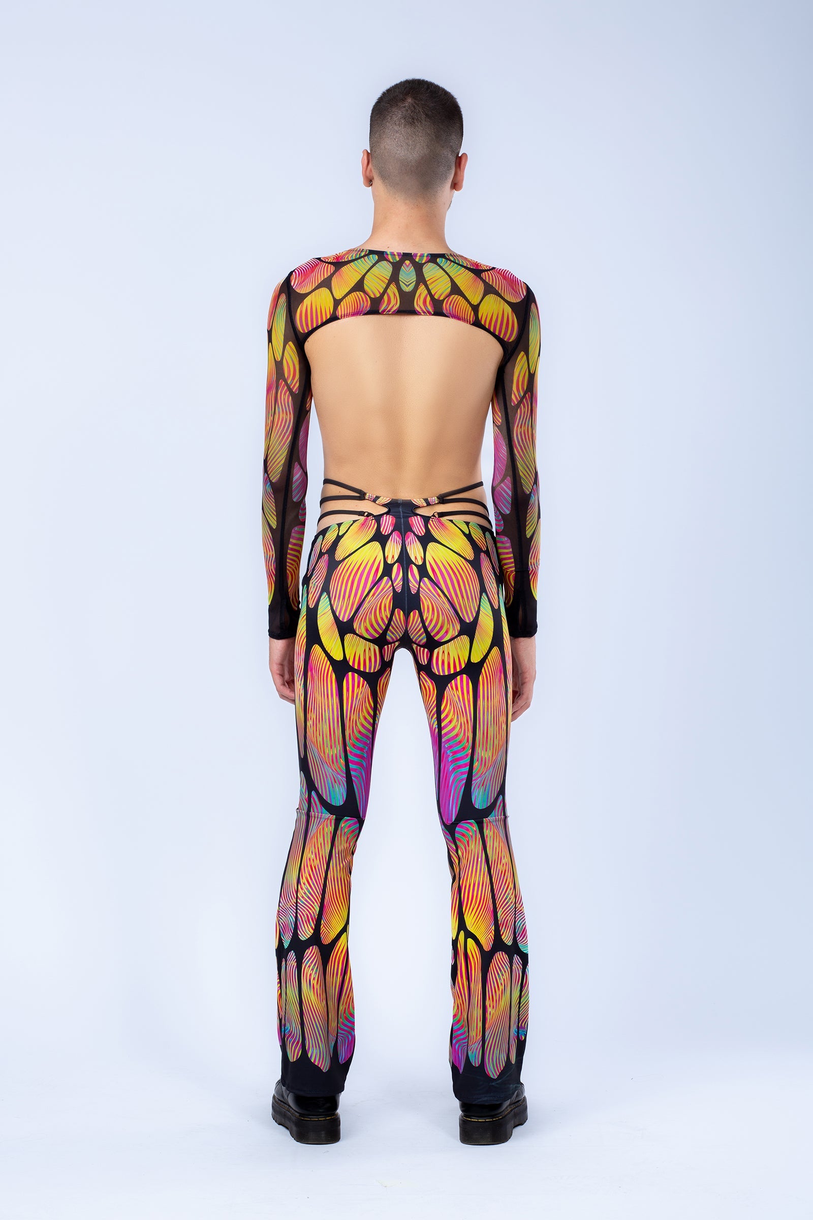 Trypophobia Male Cut-Out Pants