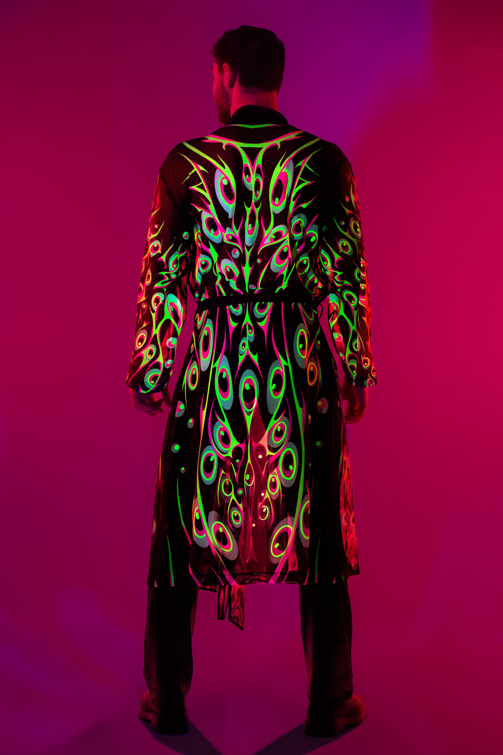 Disrupted Vision Unisex Mesh Robe