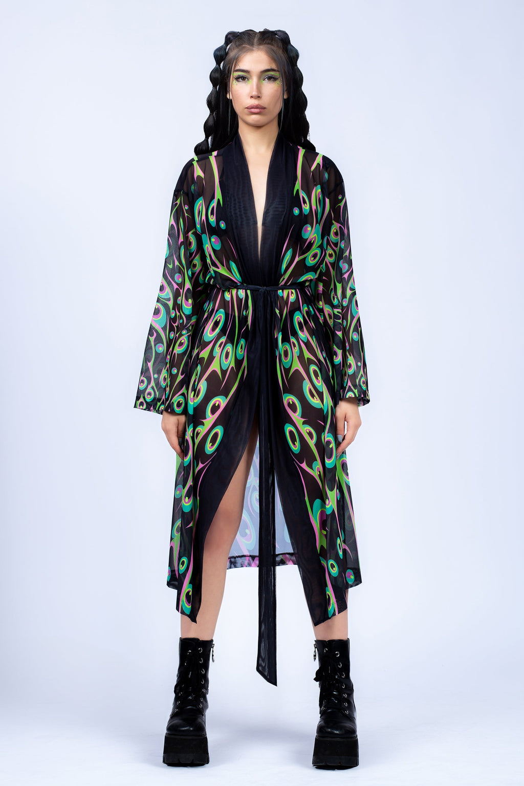 Disrupted Vision Unisex Mesh Robe