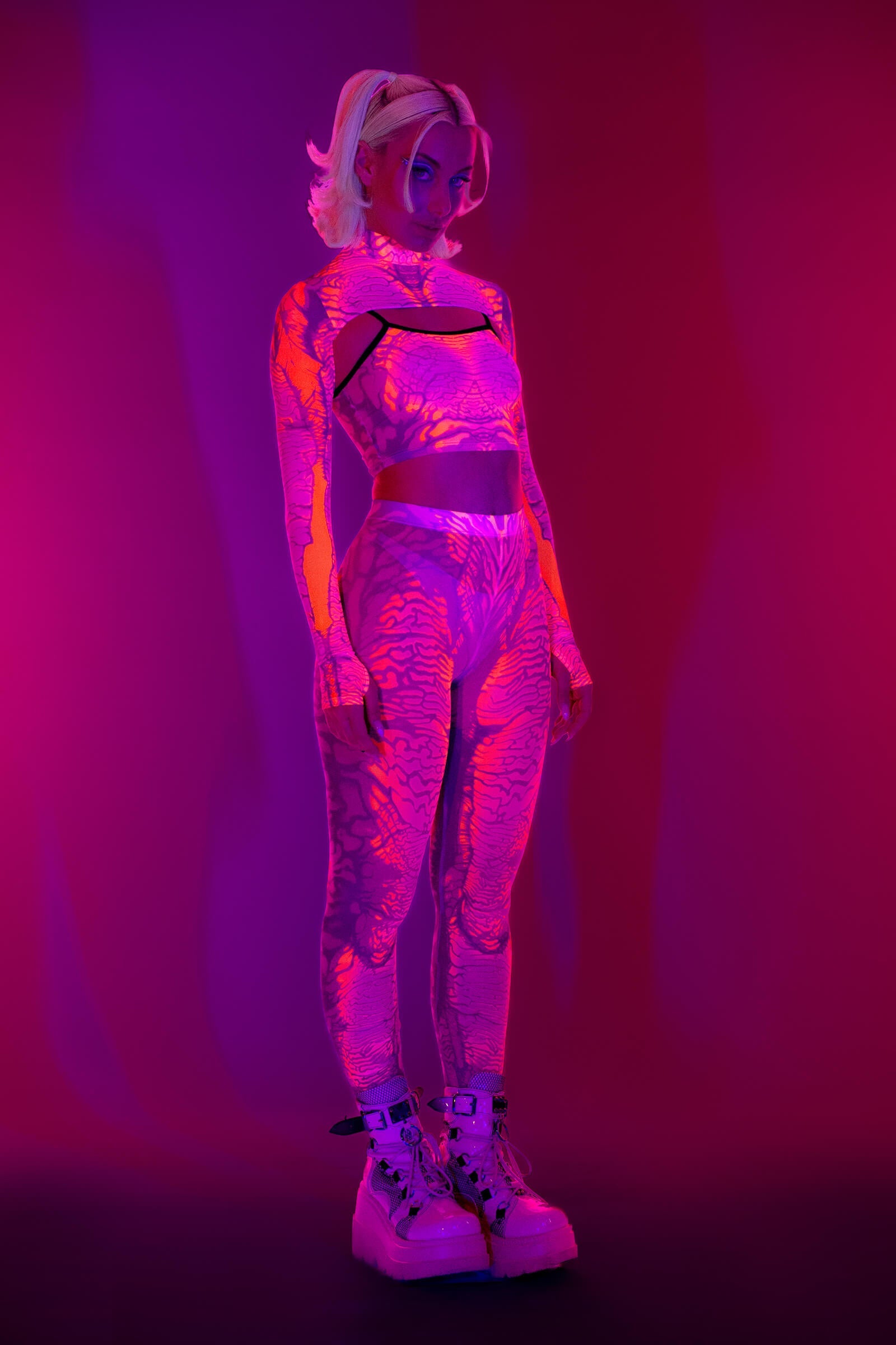 In The Flesh Mesh Leggings