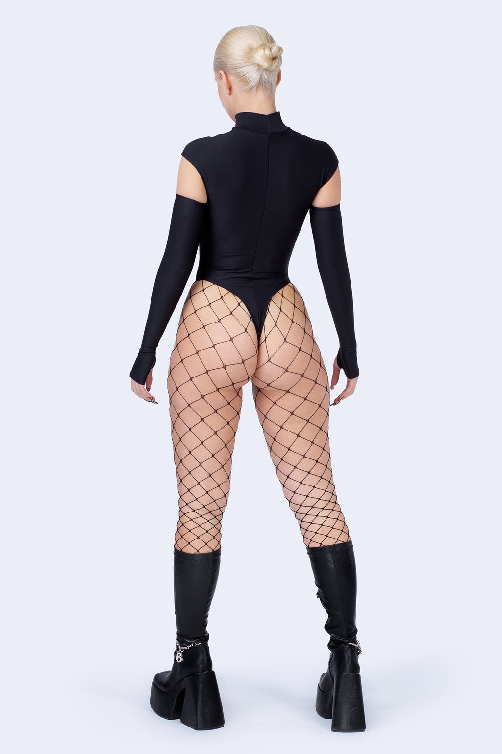 Back To Black Cutout Short Sleeve Bodysuit
