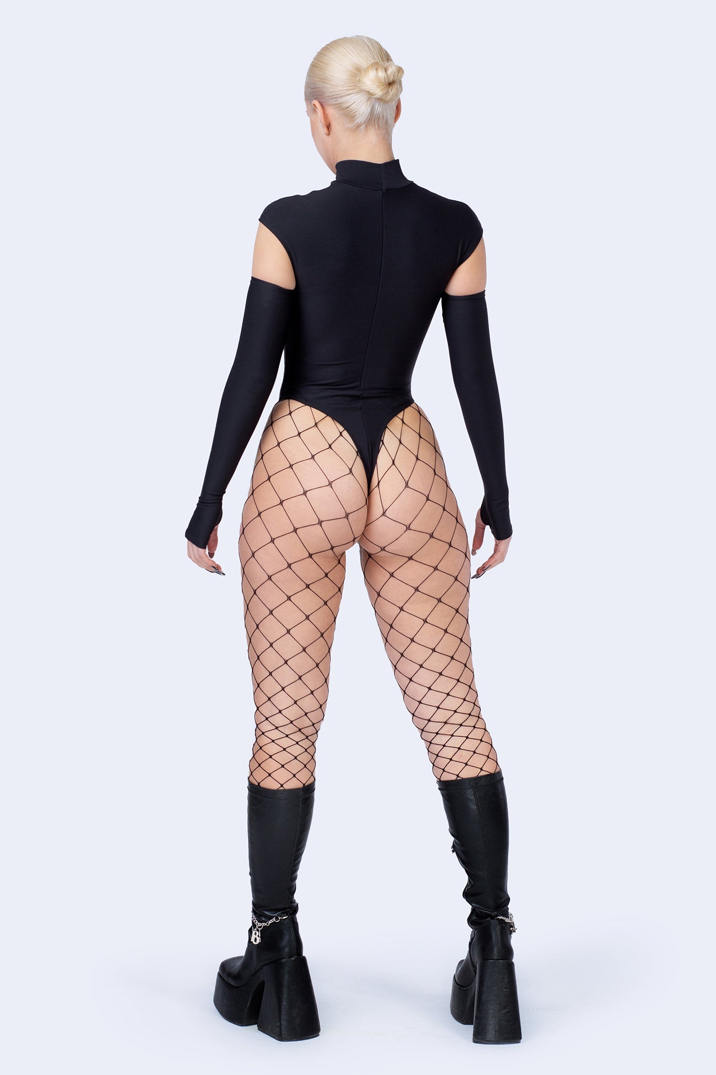 Back To Black Cutout Short Sleeve Bodysuit