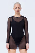Bad Reputation O-Ring Long Sleeve Dress