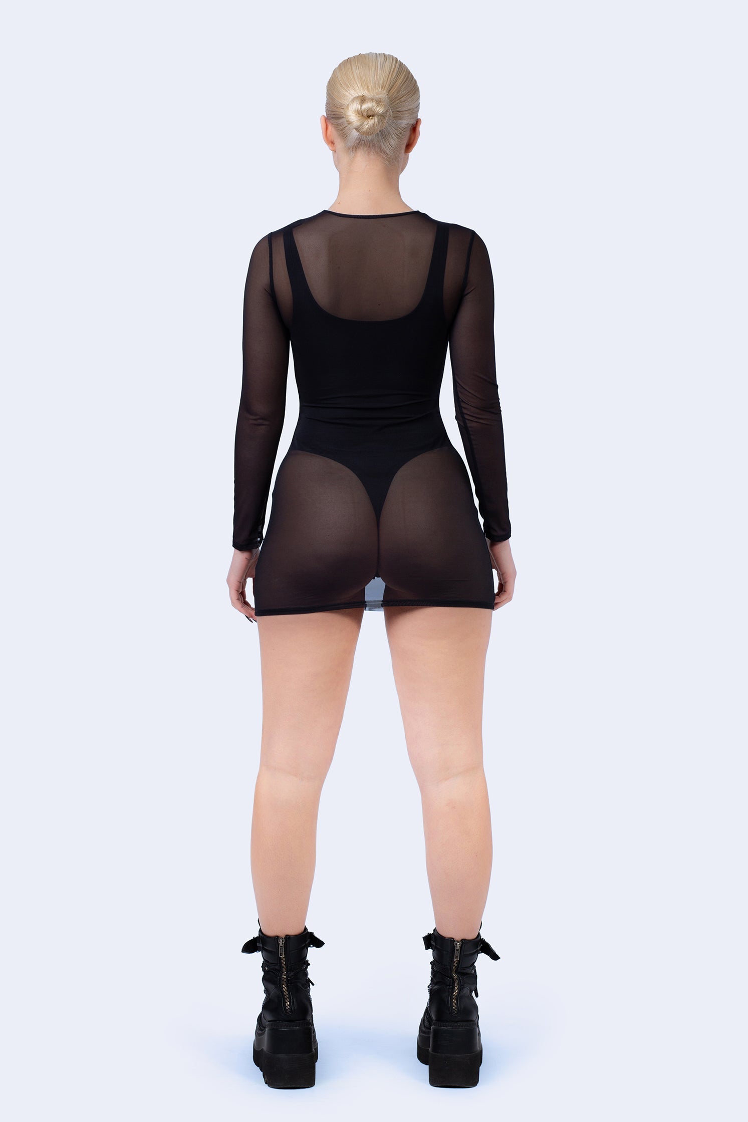 Bad Reputation O-Ring Long Sleeve Dress
