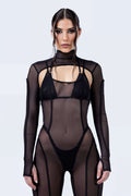 After Dark 2-Piece Mesh Catsuit