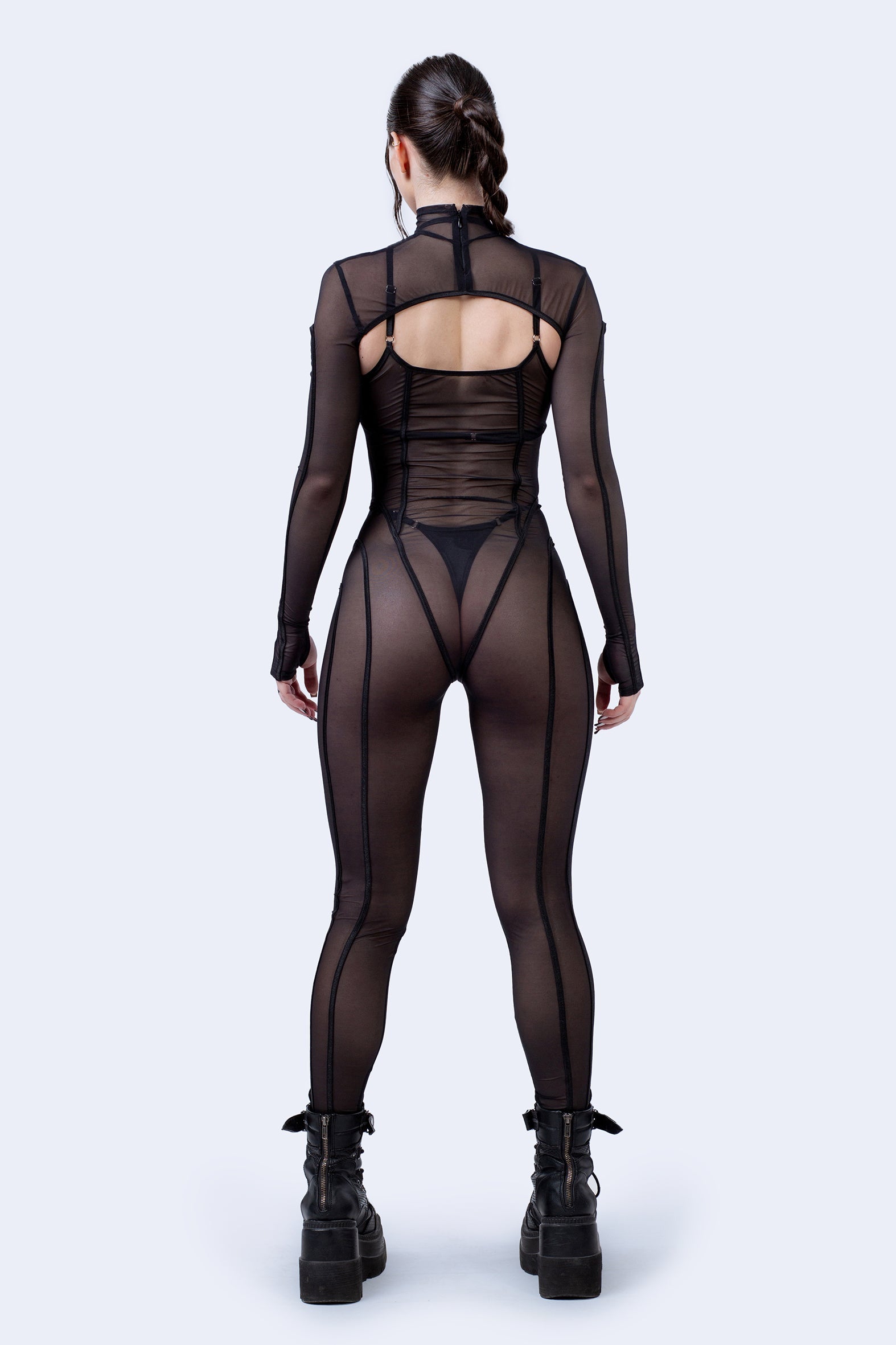 After Dark 2-Piece Mesh Catsuit