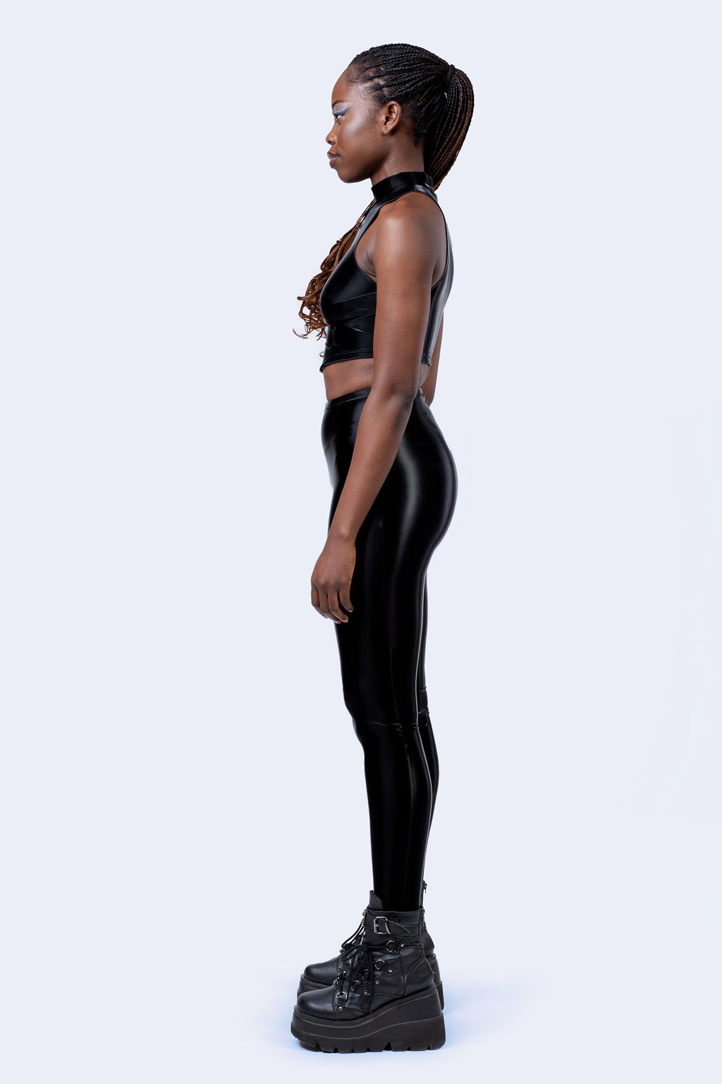 Starved For Glamour Sleeveless Crop Top