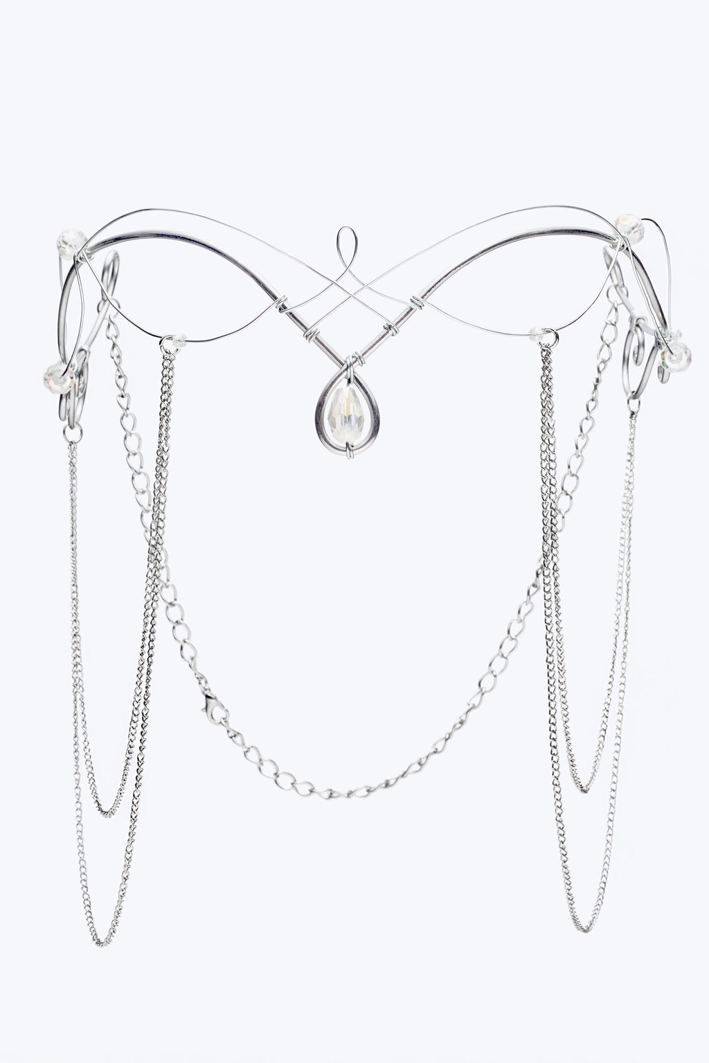 Crystal Clear Wire Tiara