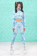 BLUE FURR WARM LEGGINGS