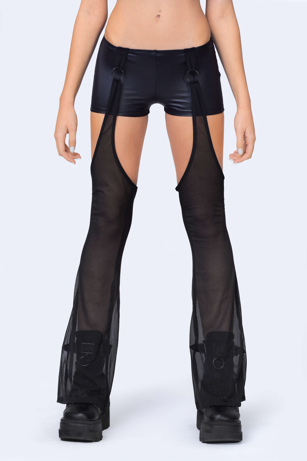 Entwined Shorts With Chaps