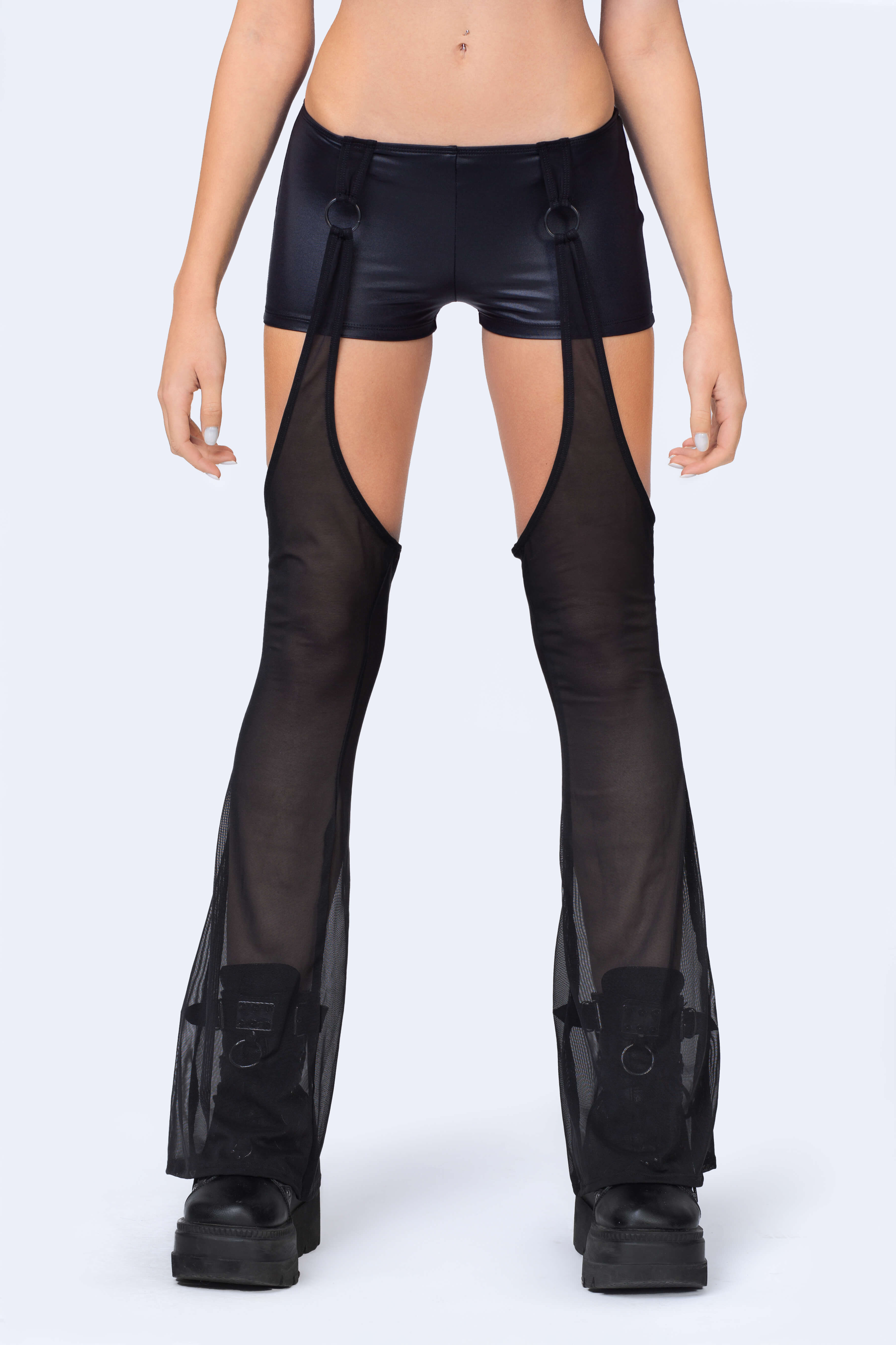 Entwined Shorts With Chaps
