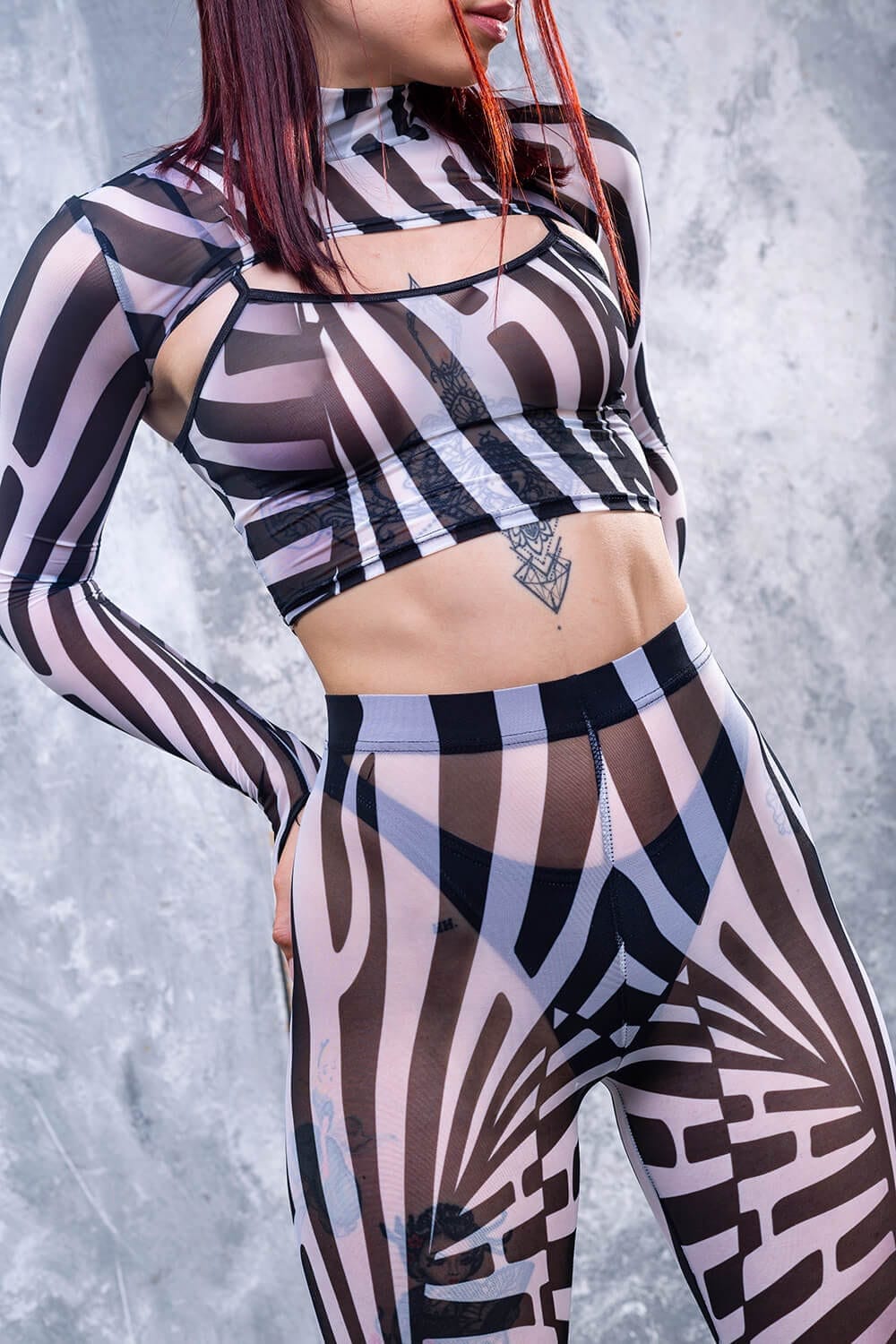 Illusion Mesh Leggings