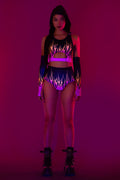Firestarter Magenta Hooded Set
