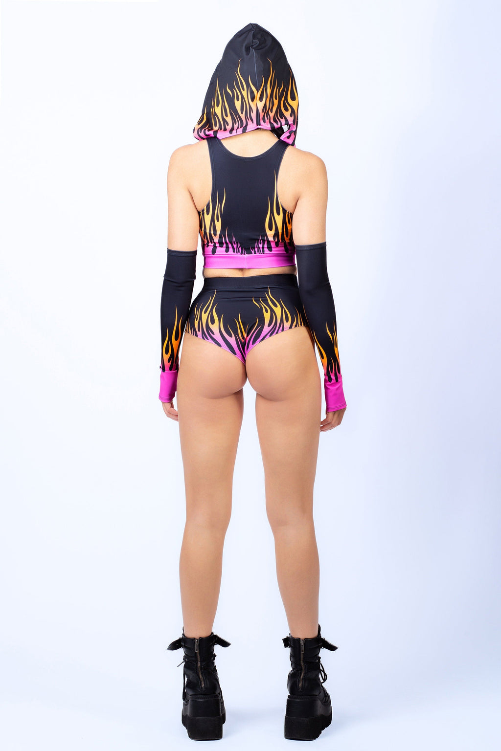 Firestarter Magenta Hooded Set